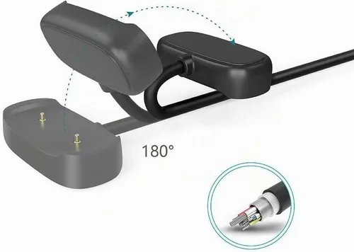 Vista 3 de Cargador compatible con Amazfit Bip 5/Bip 5 Unidad/Bip 3/Bip 3 Pro/GTS 4 Mini/Active/GTS 2/GTR Mini/GTS 2 Mini Smartwatch Reemplazo USB Cradle Cable