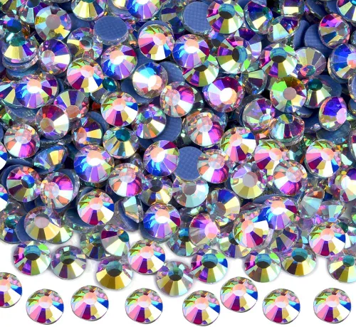 Vista 15 de Diamantes de imitación Hotfix SS10, 1440 unidades de diamantes de imitación de fijación en caliente para manualidades, ropa, decoración, cristal SS10