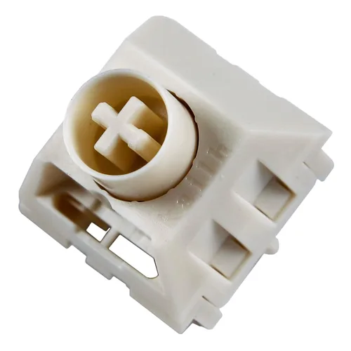 Vista 4 de YMDK Novelkeys Box Cream Pro V2 CPG1511F01S138 Kailh Interruptor de teclado mecánico lineal 1.94 oz 5 pines POM Material MX interruptores
