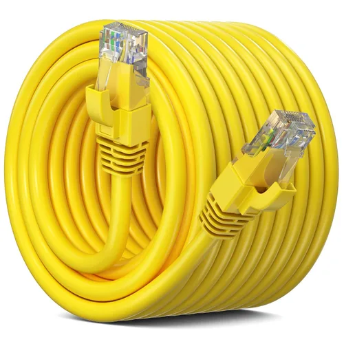 Vista 49 de Maximm Cable Ethernet Cat 6, cable de red y conexión de alta velocidad de 10 pies, UTP, 10 Gbps, cable Ethernet de 550 MHz, color naranja