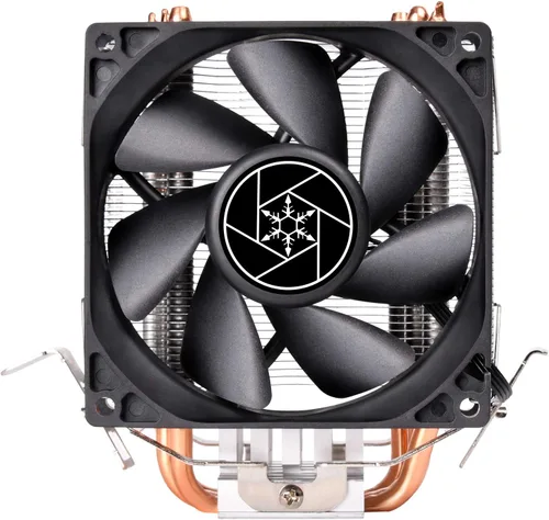 Vista 2 de Silverstone Disipador térmico de CPU de 4.921 in de altura para Intel Socket LGA115X/1366/2011/2066 y AMD Socket AM2/AM3/AM4/FM1/FM2 KR02