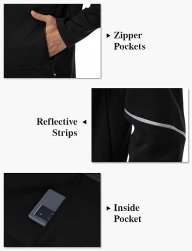 Vista 6 de TBMPOY Conjunto deportivo con capucha para hombre, con cremallera completa, deportivo, casual, 2 piezas, conjunto de pantalones deportivos