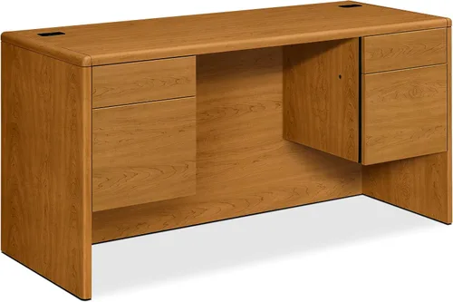 Vista 16 de HON Pedestal Credenza, derecha, 72 x 24 x 29-1/2 pulgadas, caoba