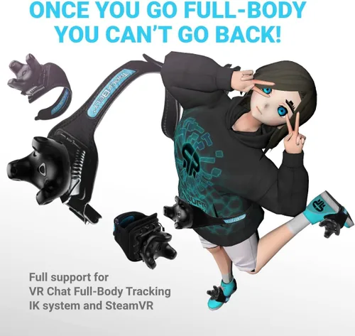 Vista 5 de Rebuff Reality TrackStrap Plus - VIVE Tracker 30 VIVE Tracker Sold Separately Full Body Tracking - 10 hrs 6000mAh Battery - Adjustable Comfortable