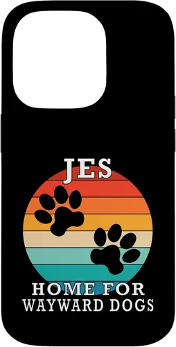 Vista 17 de JES Home for Wayward Dogs Family Name Case for iPhone 16