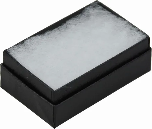 Vista 3 de JPB - Joyero de algodón con diseño de remolino negro #21 (caja de 100) de 2.5 x 1.5 pulgadas