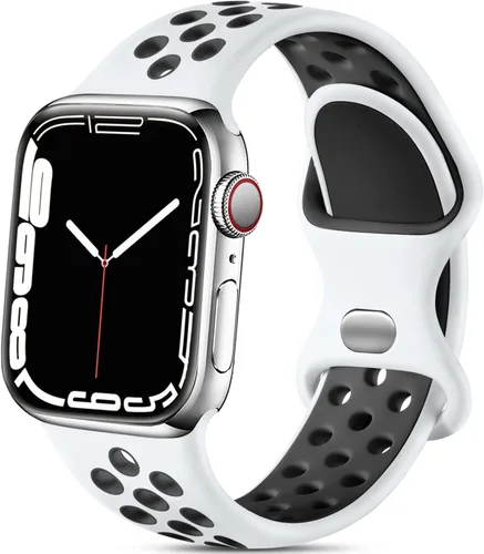 Vista 24 de Lerobo - Bandas deportivas compatibles con Apple Watch Band de 40 mm, 41 mm, 38 mm y 42 mm para Series 11, 10 para mujeres y hombres, suaves bandas