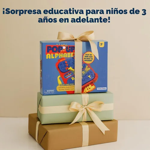 Vista 7 de Winning Fingers - Juego de mesa desplegable para niños con piezas de rompecabezas del alfabeto, divertido juguete educativo para 2 jugadores y 2