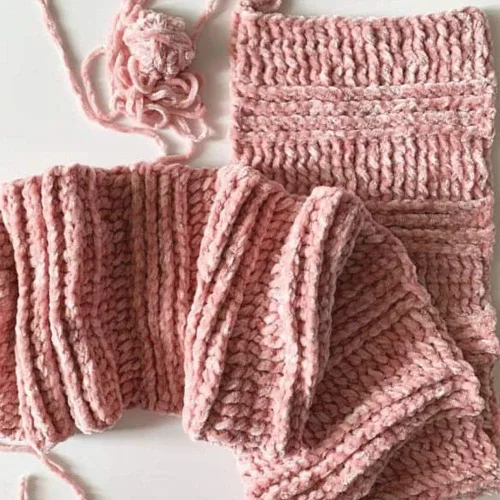 Vista 7 de 2 madejas de terciopelo mostaza para tejer ganchillo suave terciopelo chenilla hilo DIY lujo terciopelo suéter bufanda manta almohada sombrero hilo