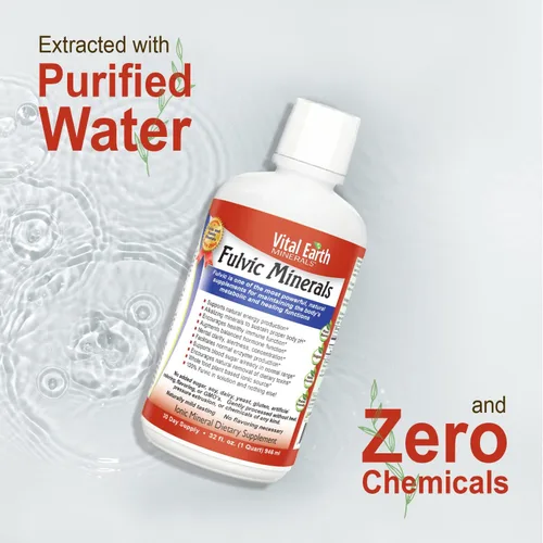 Vista 7 de Vital Earth Minerals Fulvic Minerals Liquid - Suplemento de ácido fúlvico con más de 70 oligominerales, electrolitos para energía y vitalidad, 32