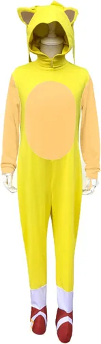 Vista 4 de Woksep Disfraz de erizo con guantes para disfraz de Halloween para niños