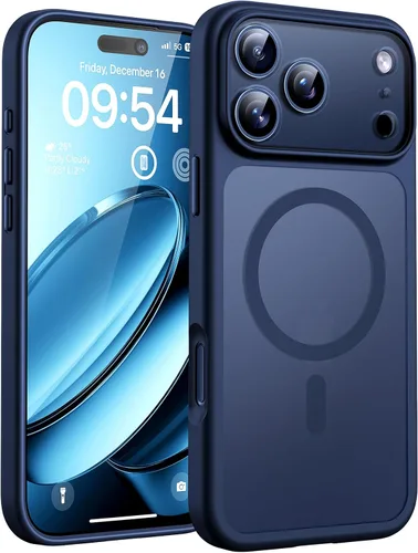 Vista 118 de TOCOL Funda para iPhone 11, compatible con Magsafe, protección completa de cámara, imanes integrados, protección contra caídas, funda translúcida