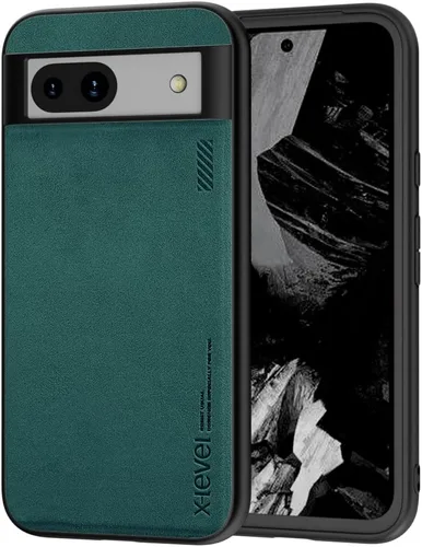 Vista 8 de X-level Funda protectora para Google Pixel 8, delgada, de doble capa, a prueba de golpes, cuerpo completo, parte trasera de policarbonato duro