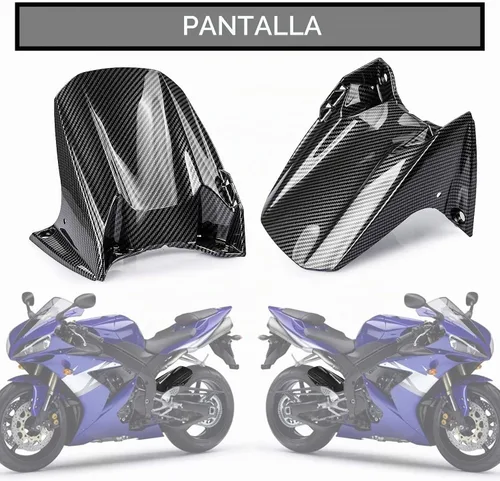 Vista 7 de PSLER Guardabarros trasero neumático Hugger para YZF 1000 R1 2004-2006 (carbono)