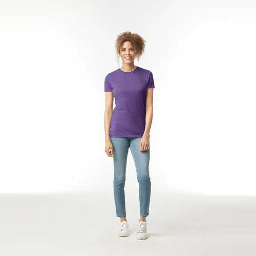 Vista 5 de Gildan Camiseta de algodón Softstyle para mujer, estilo G64000l, paquete múltiple