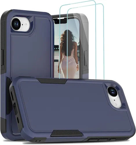 Vista 397 de Jeylly Funda para iPhone SE/Funda para iPhone 5S, Exterior de Plástico Duro que Absorbe Golpes + Interior de Silicona de Goma Defensor contra