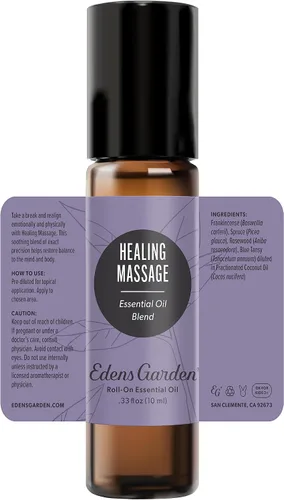Vista 9 de Edens Garden Mezcla Roll-On de Aceite Esencial para Masaje Curativo - 100% Puro Grado Premium, Natural, Terapéutico, Aromaterapia, Seguro para Niños