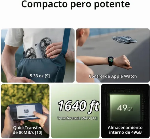 Vista 7 de DJI Neo 2 (solo drone), dron 4K ligero con cámara