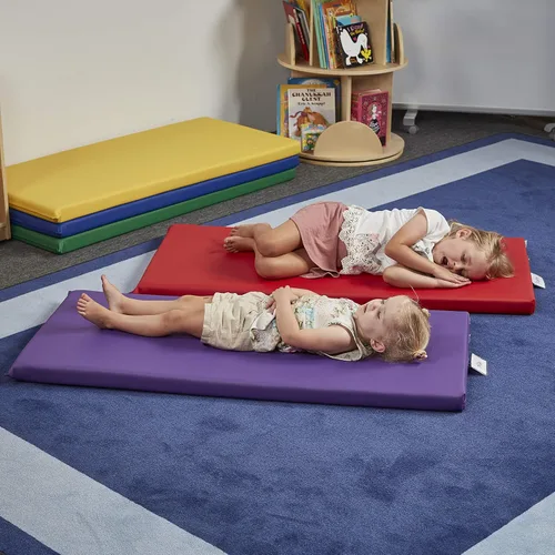 Vista 8 de ECR4Kids SoftZone - Tapete de descanso arcoíris, 2 pulgadas, colchoneta para dormir, surtido, 5 piezas
