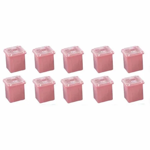 Vista 6 de 10 piezas de fusibles JCASE de bajo perfil para automóviles de 20 amperios, kit de fusibles para camionetas Ford, Chevy/GM, Nissan y Toyota, coches