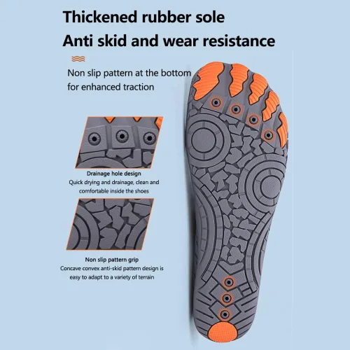 Vista 2 de Zapatos de agua para hombre y mujer, zapatos de playa, calcetines acuáticos, zapatos descalzos, zapatos de natación de secado rápido, ligeros