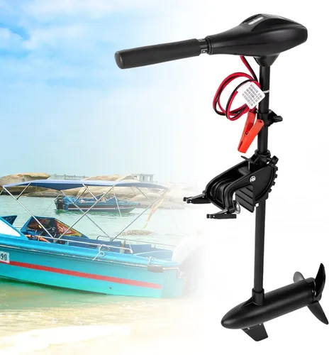Vista 4 de Motor de arrastre eléctrico de empuje de 40 libras, motores de barco fuera de borda de agua salada, motor de arrastre de serpiente de agua de 12 V