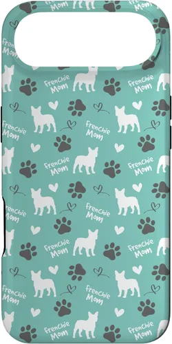 Vista 27 de Frenchie Mom French Bulldog Mom Blue Women Case for iPhone 17