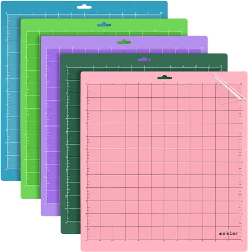 Vista 7 de Alfombrillas de corte compatibles con Cricut Maker 3/Maker 4/Maker/Explore 3/4/5/Air 2/Air, paquete de 6