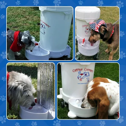 Vista 9 de Tazón automático para agua, 3.5 galones, dispensador de agua para perro, prácticamente indestructible, utilizado por cuidadores de perros