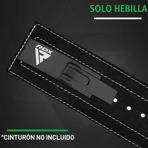 Vista 4 de RDX Hebilla de palanca de repuesto para correas de levantamiento de pesas y levantamiento de pesas, cierre de cierre de cierre de repuesto