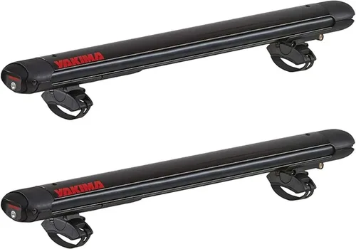 Vista 10 de Portaequipajes de techo Yakima para 4 pares de esquís o 2 tablas de snowboard, montaje universal para auto con bisagra expandible, FatCat EVO 4