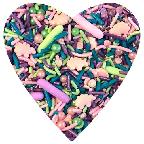 Vista 8 de COOL MOM SPRINKLES Gránulos de corazón dorado y blanco (4 onzas) – Gránulos de corazón para decorar pasteles, cupcakes, galletas y postres
