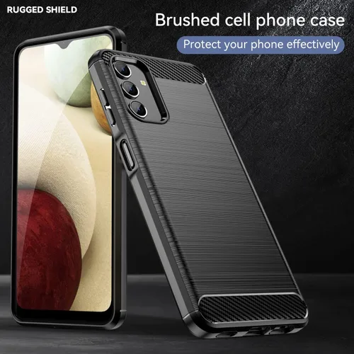 Vista 6 de Funda de teléfono para Galaxy A13 4G, Samsung A13 5G SM-A135U SM-A135M, funda de fibra de carbono a prueba de golpes, resistente a los arañazos