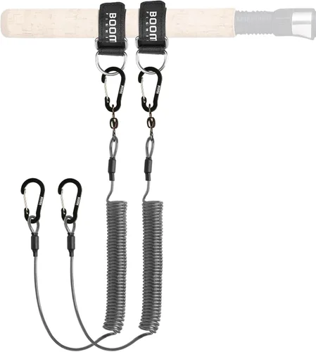 Vista 10 de Booms Fishing T02 - Correa de caña de pescar, correa de remo para kayak, accesorios de pesca para tabla de remo, cordón de pesca resistente