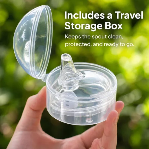 Vista 7 de CHUBBIEE Kit de taza para beber para botellas Comotomo Gen 2 y clásicas Verde