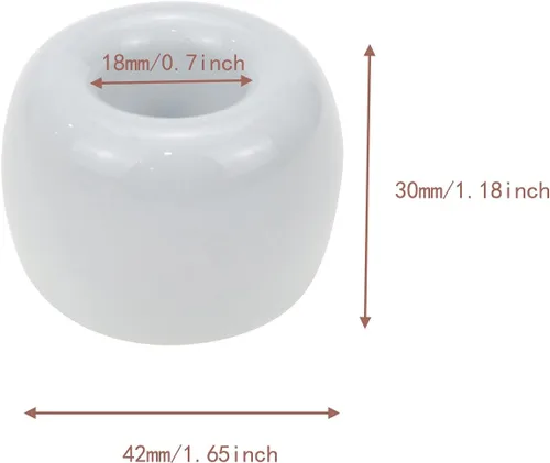 Vista 2 de 4 unids Mini Cerámica Cepillo de Dientes Portátiles Accesorios de Baño Organizador Pareja Blanco/Azul/Gris/Rosa Baño Cepillo de Dientes Soporte