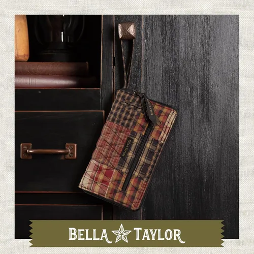 Vista 2 de Bella Taylor Cartera con correa de muñeca para mujer Cartera con cremallera para múltiples tarjetas con protección RFID y correa para la muñeca