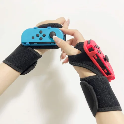 Vista 6 de Panzckerly Just Dance Wristband Strap for Switch Nintendo (2 PACK) Zumba Burn It Up Comfortable N BreathableFree the fingers,Free the hands JUST