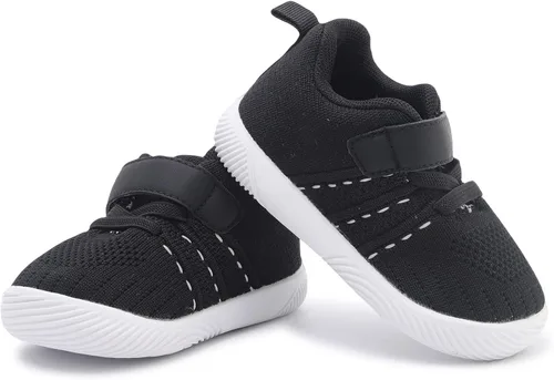 Vista 7 de iSusuJo Zapatos de bebé para niño y niña, zapatos para caminar sin cordones para bebés, zapatos para primeros pasos, 6, 9, 12, 15, 18, 24 meses