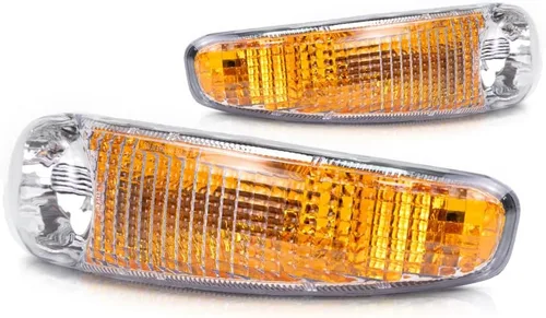 Vista 3 de Para GMC Yukon XL Denali, unidad de luz de señal de estacionamiento 2001 02 03 04 05 2006, par lado del conductor y del pasajero para GM2520182