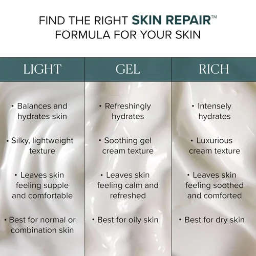 Vista 2 de Liz Earle Skin Repair Light Face Cream - Hidratante facial que aumenta la hidratación con una textura sedosa y ligera, equilibra e hidrata la piel
