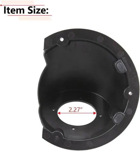 Vista 3 de RLB-HILON Carcasa de cuello de llenado de combustible Compatible con Dodge Ram 1500 2500 2013 a 2018, para Dodge Ram 3500 2010 a 2018