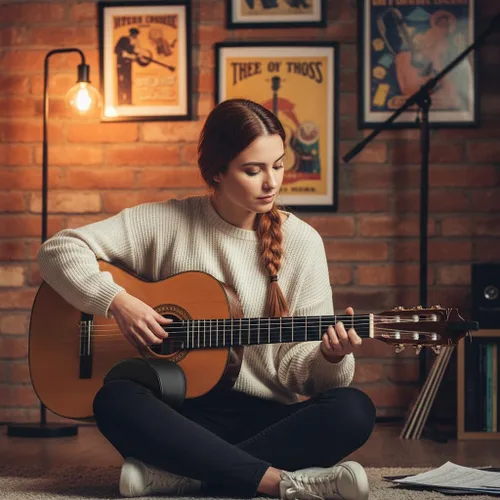 Vista 4 de Cojín de esponja de equilibrio para guitarra clásica, resonador de apoyo, color negro