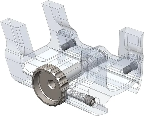 Vista 3 de Scalarworks Leap/10 - Soporte de óptica RDS de una pieza resistente y ligero de desmontaje rápido compatible con miras Aimpoint