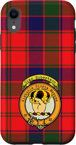 Vista 25 de Robertson Clan Scottish Crest and Tartan Case for iPhone 16