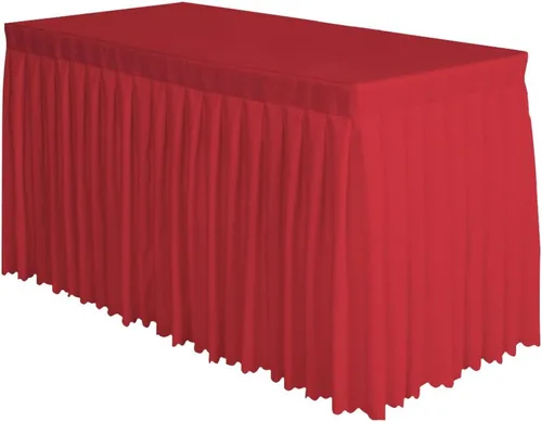Vista 11 de Surmente Mantel de poliéster de 14 pies para bodas, banquetes o restaurantes (negro)