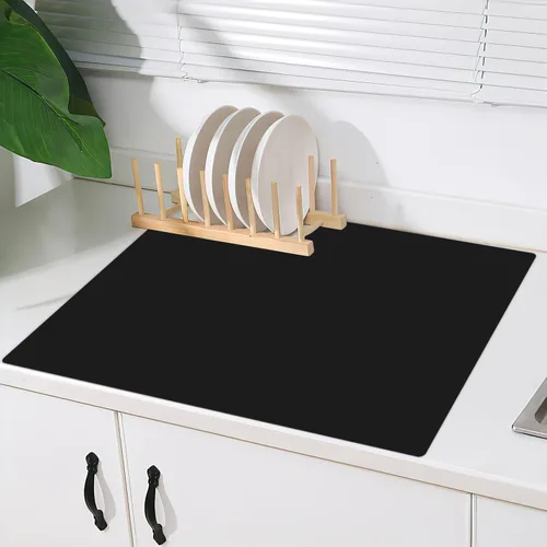 Vista 29 de Tapete de silicona súper grande, 120 x 24 pulgadas, tapete de silicona para encimera de cocina, tapete antideslizante resistente al calor, tapete