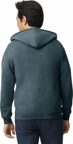 Vista 3 de Gildan Sudadera con capucha y cremallera completa para hombre
