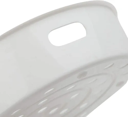 Vista 5 de YiZYiF Cesta de vapor de plástico para cocinar arrocera y calentador de utensilios de cocina, color marfil, 3L