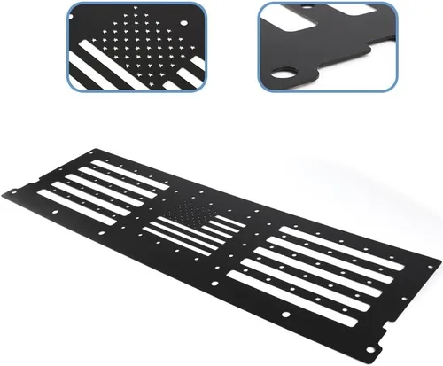 Vista 5 de G-PLUS Tabla de Placa de Almacenamiento, Compatible con Modelos de Puerta Trasera de Toyota Tacoma 2005-2015 (2ª Gen) Placa de Acero de Refuerzo